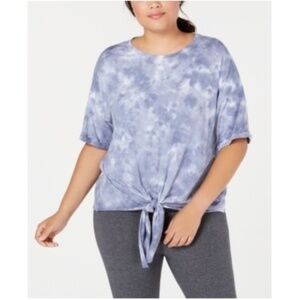 Calvin Klein Performance Plus Size Sunburst Top